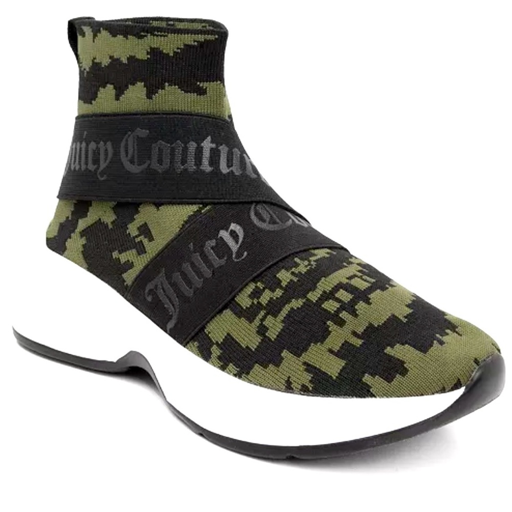 Juicy Couture Women’s Arielle Knit High Top Sneakers Size 7.5 NWOT